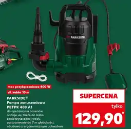 Kaufland Pompa zatapialna Parkside oferta