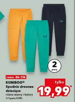 Kaufland Spodnie dresowe Kuniboo oferta