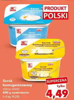 Kaufland Serek homogenizowany oferta