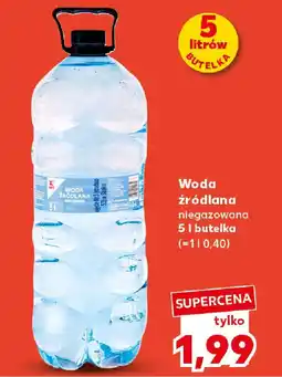 Kaufland Woda źródlana oferta