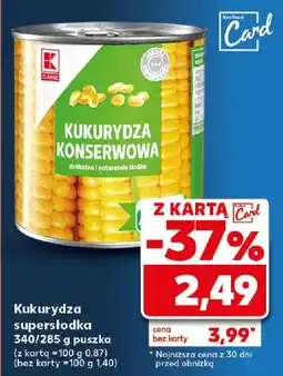 Kaufland Kukurydza supersłodka oferta