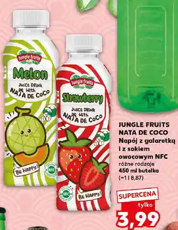 Kaufland JUNGLE FRUITS NATA DE COCO Napój z galaretką i z sokiem owocowym NFC oferta