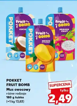 Kaufland POKKET FRUIT BOMB Mus owocowy oferta