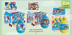 Eurocash Jajko z niespodzianką: Psi Patrol, Playmobil, Sonic oferta