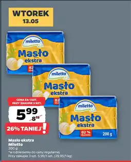 Netto Masło ekstra Miletto oferta