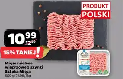 Netto Mięso mielone wieprzowe z szynki Sztuka Mięsa oferta