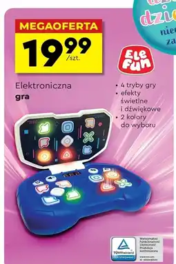 Biedronka Gra elektroniczna Ele fun oferta