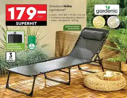 Biedronka Łóżko składane Gardenic oferta