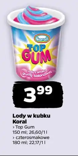 Netto Lody w kubku Koral oferta