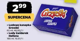 Netto Lodowa kanapka Grześki / Lody świderek Hellena oferta