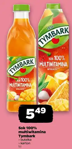 Netto Sok 100% multiwitamina Tymbark oferta