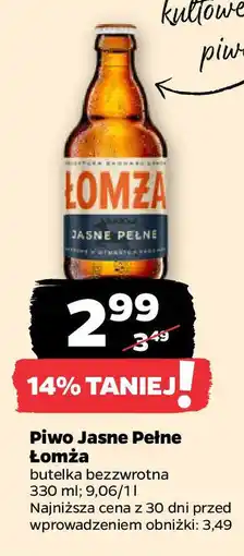 Netto Piwo Jasne Pełne Łomża oferta