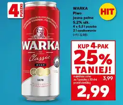 Kaufland WARKA Piwo oferta