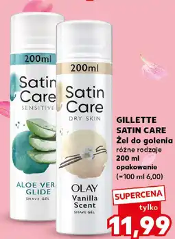 Kaufland GILLETTE SATIN CARE Żel do golenia oferta