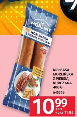 Selgros Kiełbasa morlińska z piersi kurczaka 1kg Morliny oferta