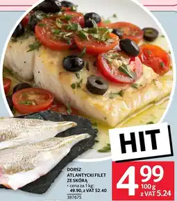 Selgros Dorsz atlantycki filet ze skórą 100g Selgros oferta