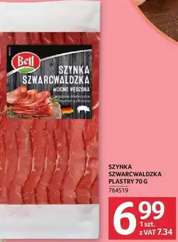 Selgros Szynka szwarcwaldzka plastry 70g Bell oferta