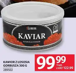 Selgros Kawior z łososia górbusza 300g Lemberg oferta