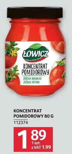 Selgros Koncentrat pomidorowy 80g Łowicz oferta