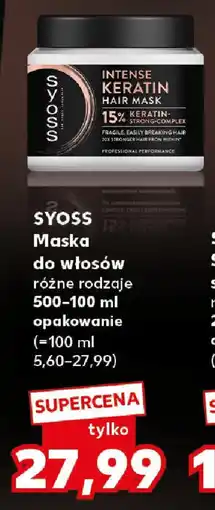 Kaufland SYOSS Maska do włosów oferta