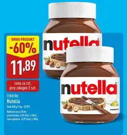 ALDI FERRERO Nutella oferta
