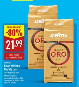ALDI LAVAZZA Kawa mielona Qualità Oro oferta