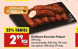 Biedronka Kiełbasa kozacka Pekpol oferta