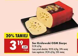 Biedronka Ser królewski Sierpc oferta