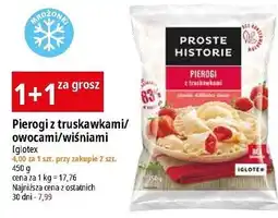 E.Leclerc Pierogi z owocami Iglotex Proste Historie oferta