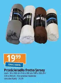 E.Leclerc Prześcieradło jersey 160 x 200 cm oferta