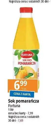 E.Leclerc Sok 100% pomarańczowy Fortuna oferta