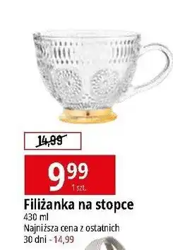 E.Leclerc Filiżanka na stopce jumbo 430 ml oferta