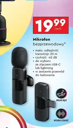 Biedronka Mikrofon bezprzewodowy Forever oferta