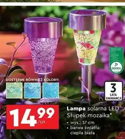 Biedronka Lampa solarna led mozaika 37 cm oferta