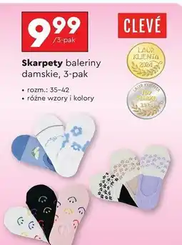 Biedronka Skarpety baleriny 35-42 Cleve oferta