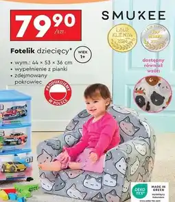 Biedronka Fotalik dziecięcy 44 x 53 36 cm Smukee oferta