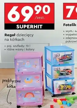 Biedronka Regał dziecięcy 10 l Smukee oferta