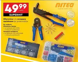 Biedronka Szczypce zaciskowe do przewodów końcówkami Niteo Tools oferta