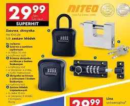 Biedronka Kłódki trzpieniowe Niteo Tools oferta
