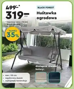 Biedronka Huśtawka ogrodowa Black Forest oferta