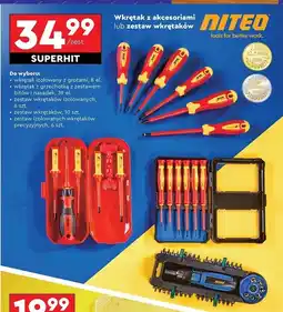 Biedronka Wkrętak z grzechotką Niteo Tools oferta