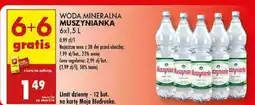 Biedronka Woda niegazowana Muszynianka oferta