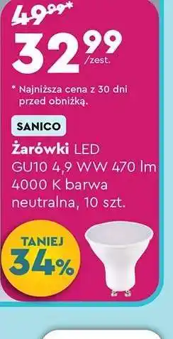 Biedronka Żarówki LED oferta