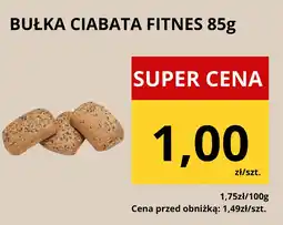 Supeco Bułka ciabata fitnes 85g Supeco oferta