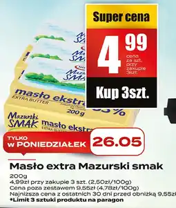 Supeco Masło extra Mazurski smak 200g oferta