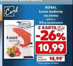 Kaufland Łosoś wędzony Koral (graal) oferta
