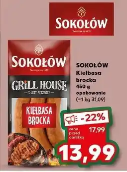 Kaufland Kiełbasa brocka Sokołów grill house oferta