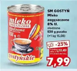 Kaufland Mleko zagęszczone słodzone Gostyń oferta