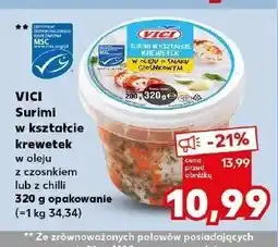 Kaufland Surimi w oleju o smaku papryczki chilli Vici oferta