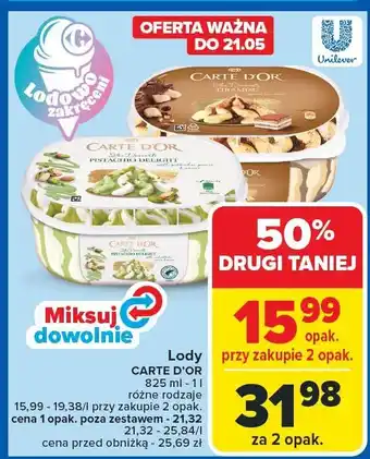 Carrefour Market Lody CARTE D'OR oferta